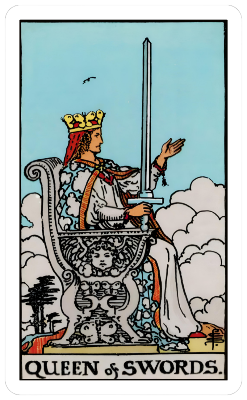 queen of swords card